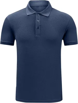 Polo Shirts for Men Short Sleeve Quick Dry Moisture Wicking Casual Solid Golf Tshirts 2025 Stylish Performance