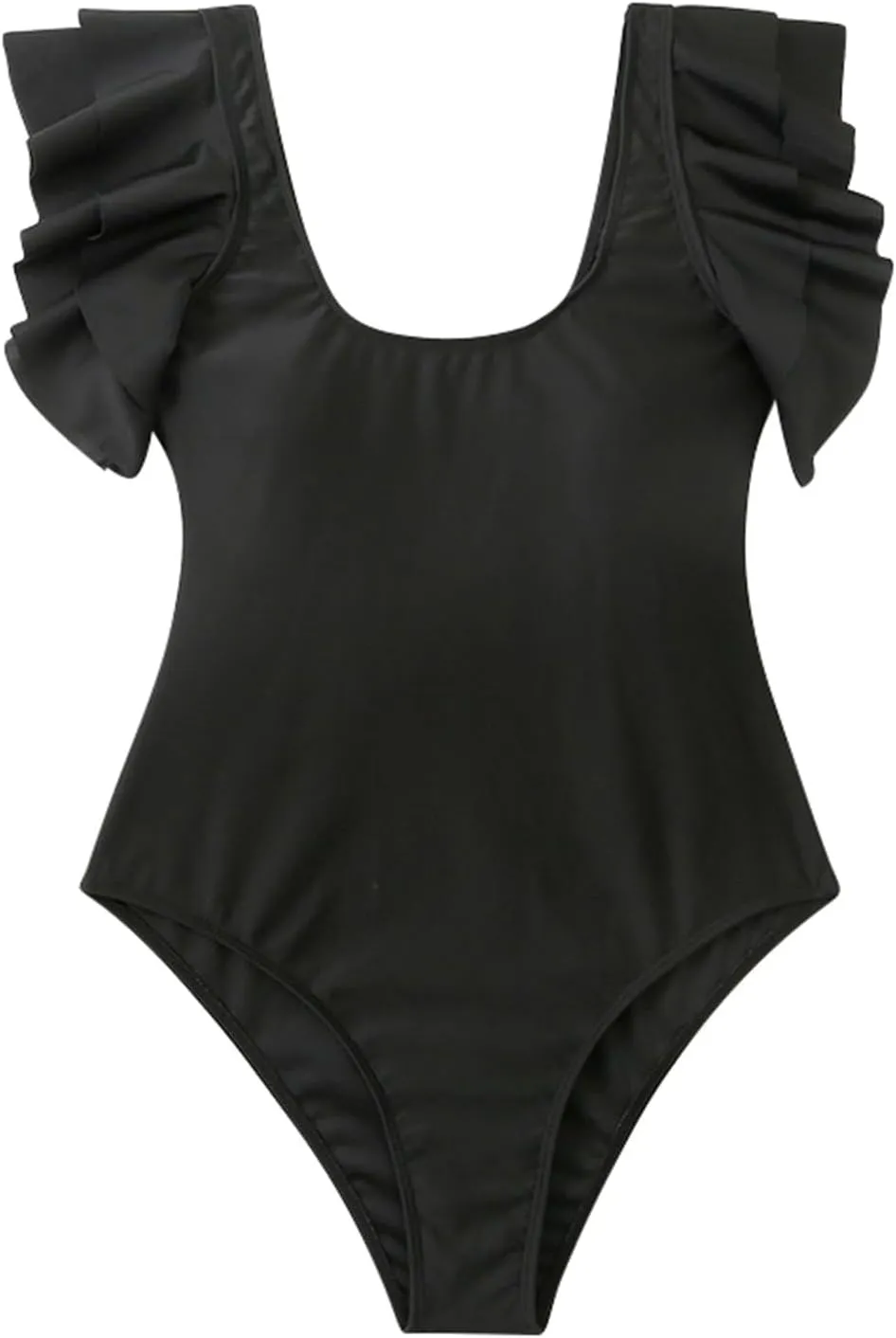 PTOLOCIF One Piece Swimsuit for Women Tummy Control Bathing Suit Sexy Cheeky High Cut Swimsuit Cute Ladies Swimwear