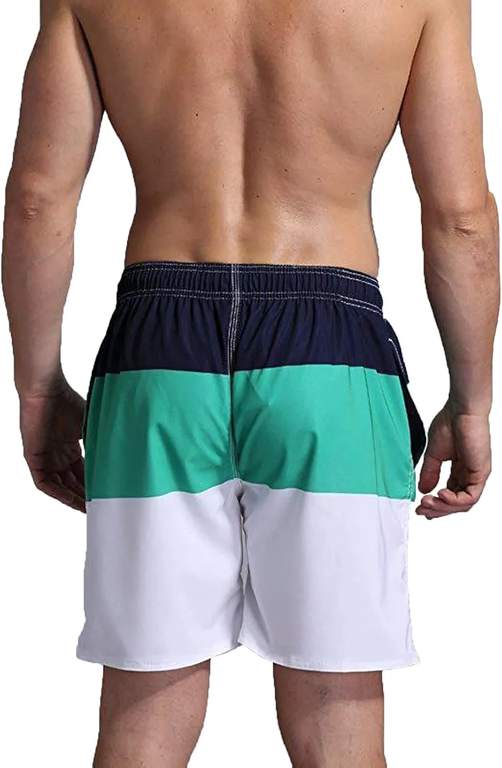 RTRDE Men's Swim Shorts Trunks Quick Dry Beach Shorts with Pockets Swimming, L-4XL
