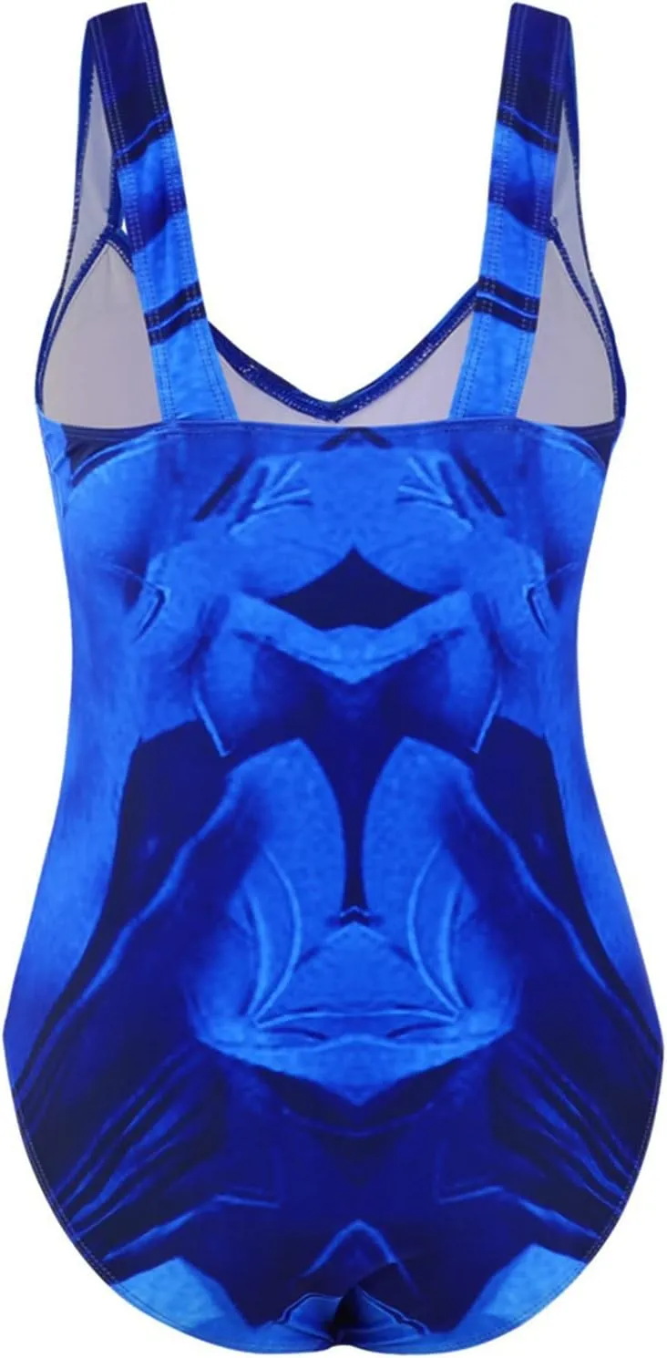 Rvidbe Women's Competitive Athletic 1 Piece Swimsuit Racerback Training Swimwear Bathing Suits Swimsuit Women