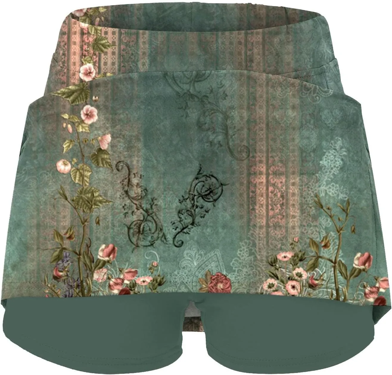 Skorts for Woman Tennis Skirt High Waisted Workout Golf Skorts with Shorts Underneath Quick Dry Gym Athletic Running Skirts