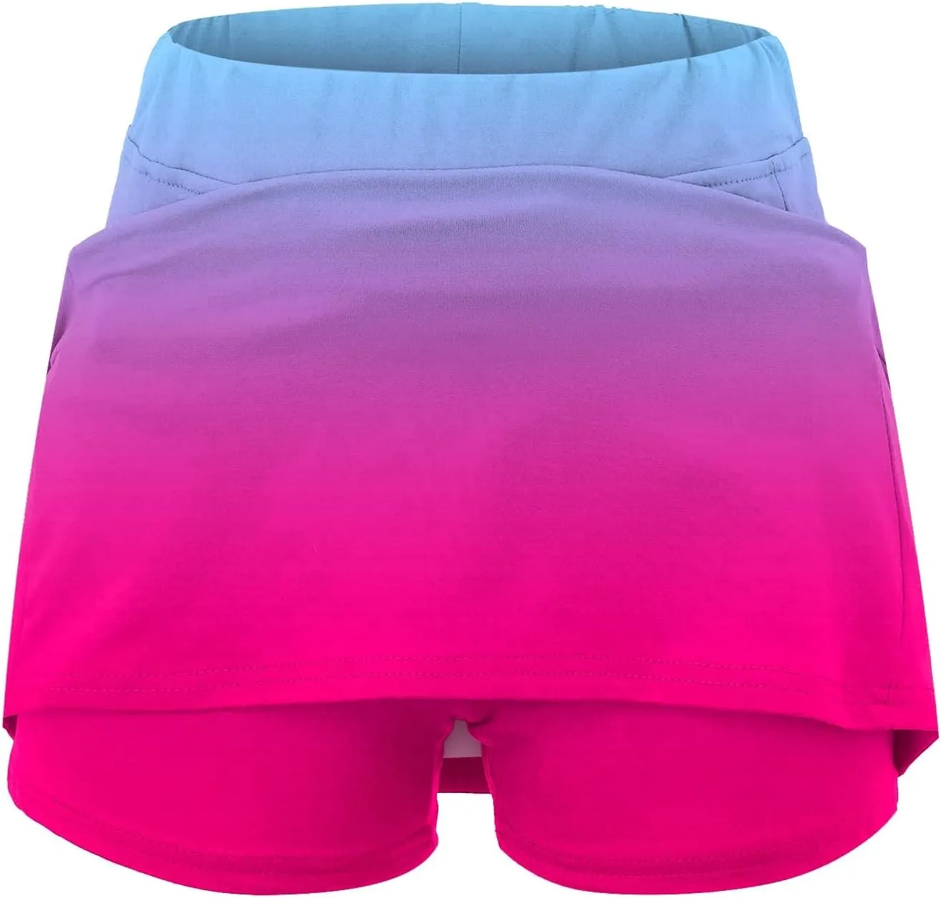 Skorts for Woman Tennis Skirt High Waisted Workout Golf Skorts with Shorts Underneath Quick Dry Gym Athletic Running Skirts
