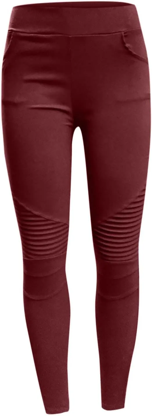SMIDOW High Waisted Leggings for Women Plus Size Seamless Scrunch Butt Gym Yoga Pants Stretch Pull-on Jeggings Activewear