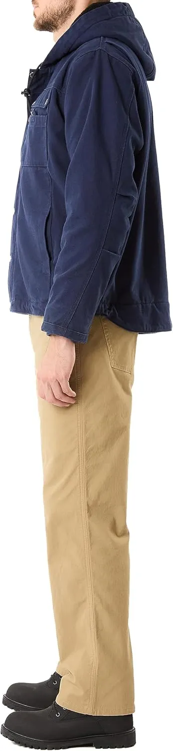 Smith's Workwear Men's Sherpa-Lined Duck Canvas Hooded Work Jacket