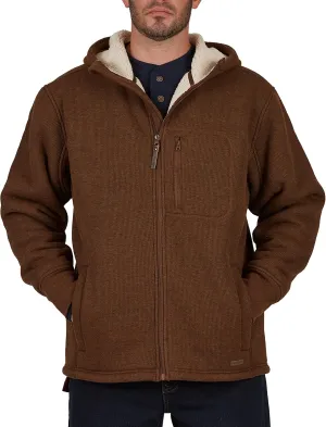 Smith's Workwear Men's Sherpa Lined Hooded Thermal Shirt Jacket