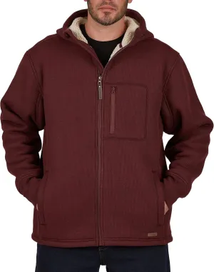 Smith's Workwear Men's Sherpa Lined Hooded Thermal Shirt Jacket