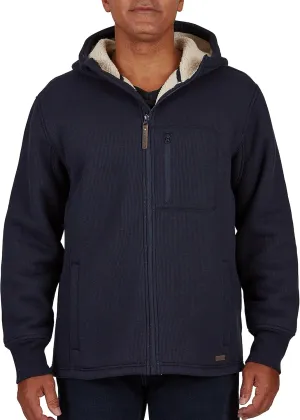 Smith's Workwear Men's Sherpa Lined Hooded Thermal Shirt Jacket