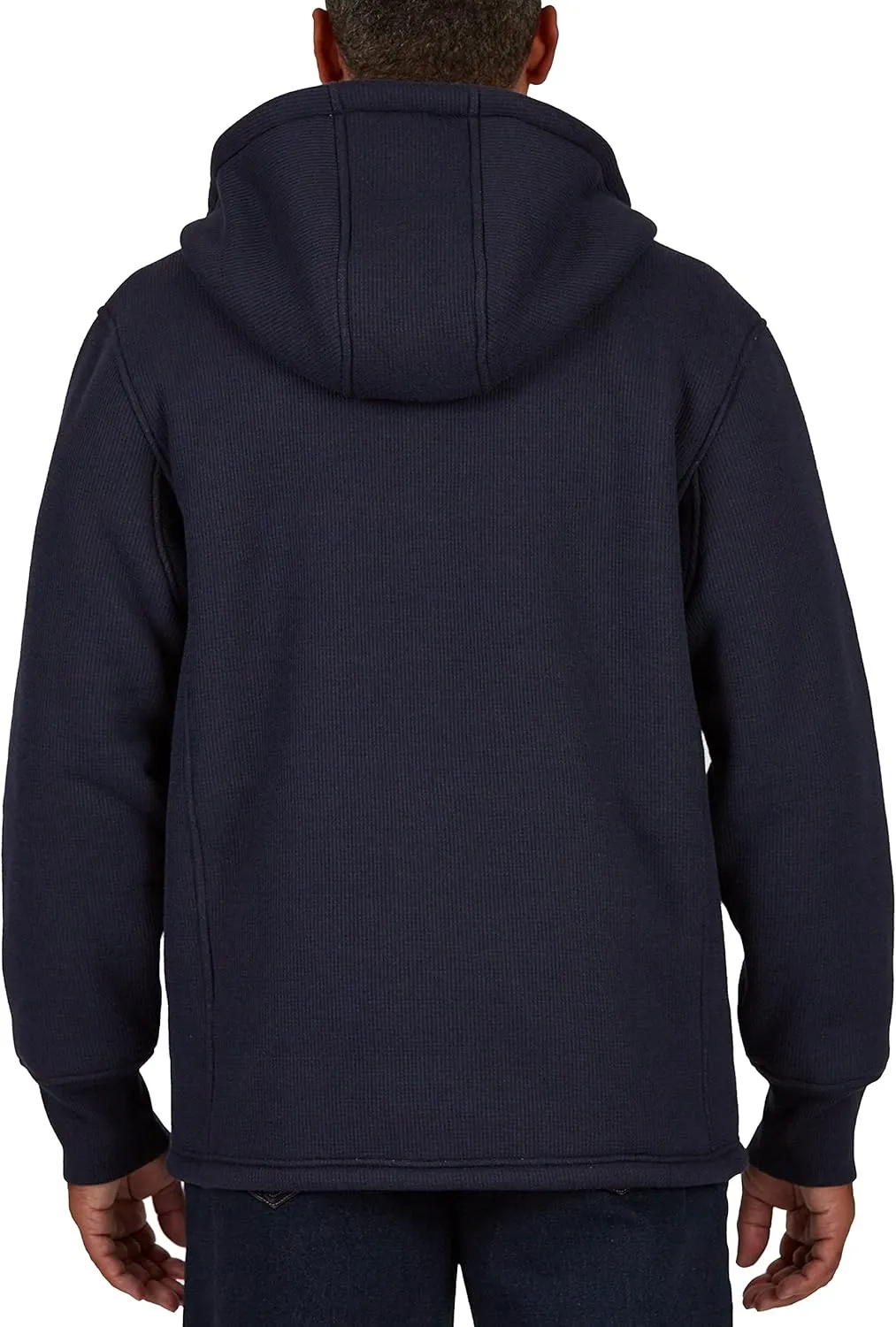 Smith's Workwear Men's Sherpa Lined Hooded Thermal Shirt Jacket
