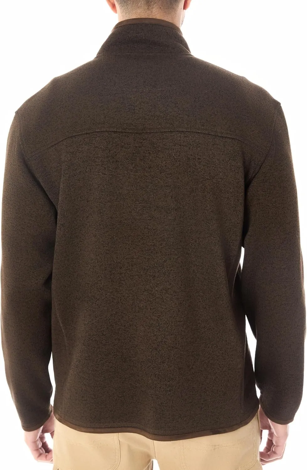 Smith's Workwear Men's Sweater Fleece Quarter Zip Pullover