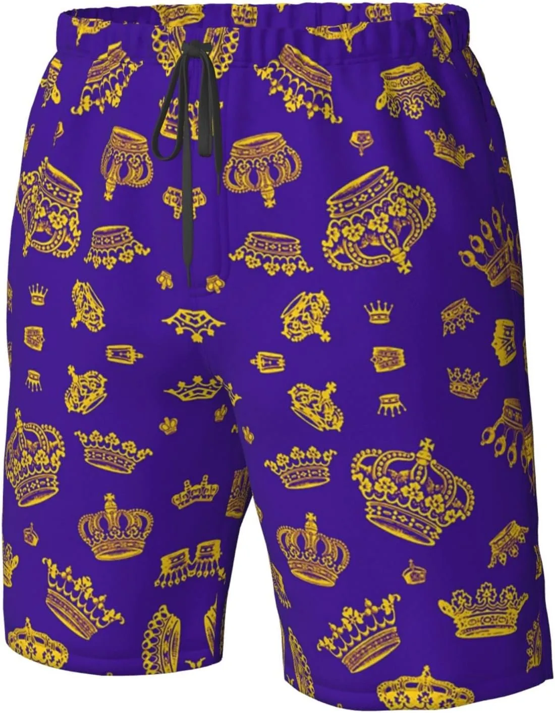 SWEET TANG Men's Soft Short Pants Breathable Beachwear Loose Shorts with Pockets