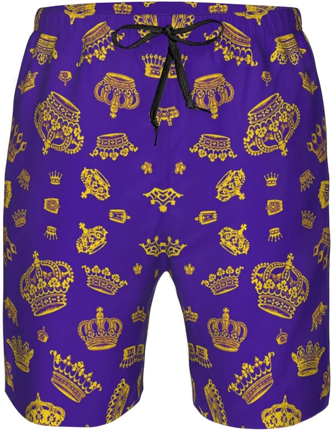 SWEET TANG Men's Soft Short Pants Breathable Beachwear Loose Shorts with Pockets