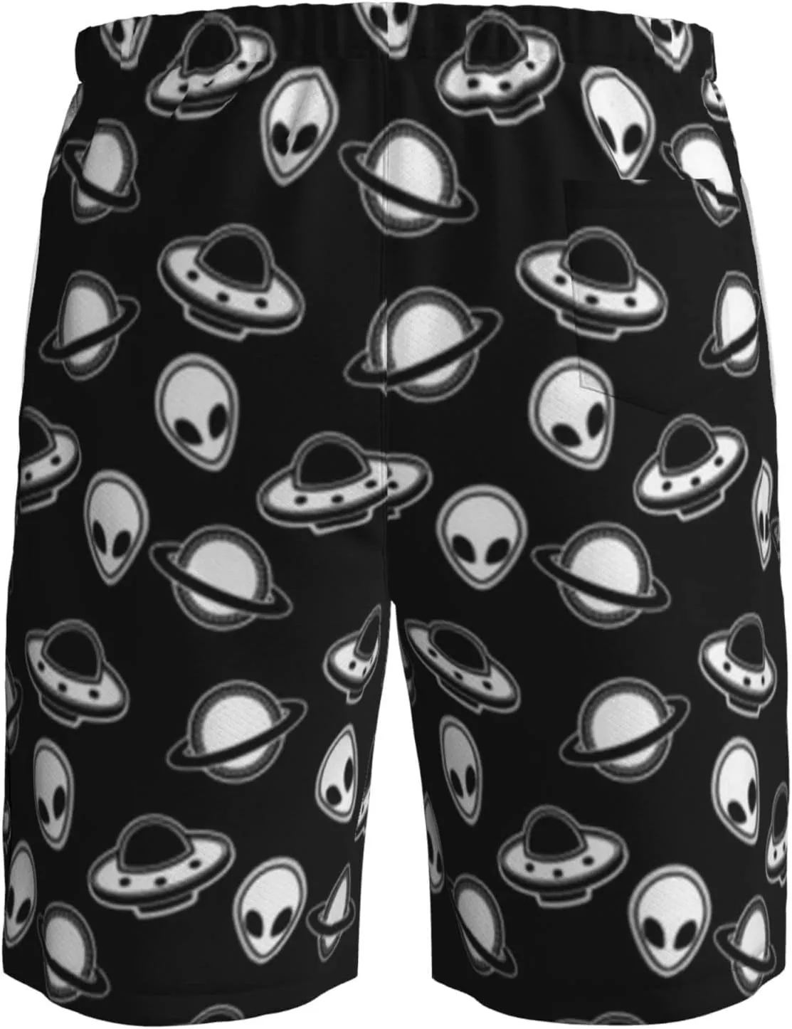 SWEET TANG Men's Soft Short Pants Breathable Beachwear Loose Shorts with Pockets