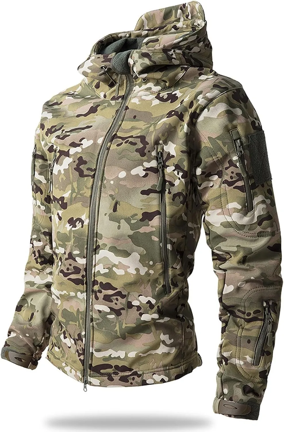 Tactical Jacket For Men Outdoor Camo Army Waterproof Windbreaker Jacket Softshell Military Hiking Hunting Coat