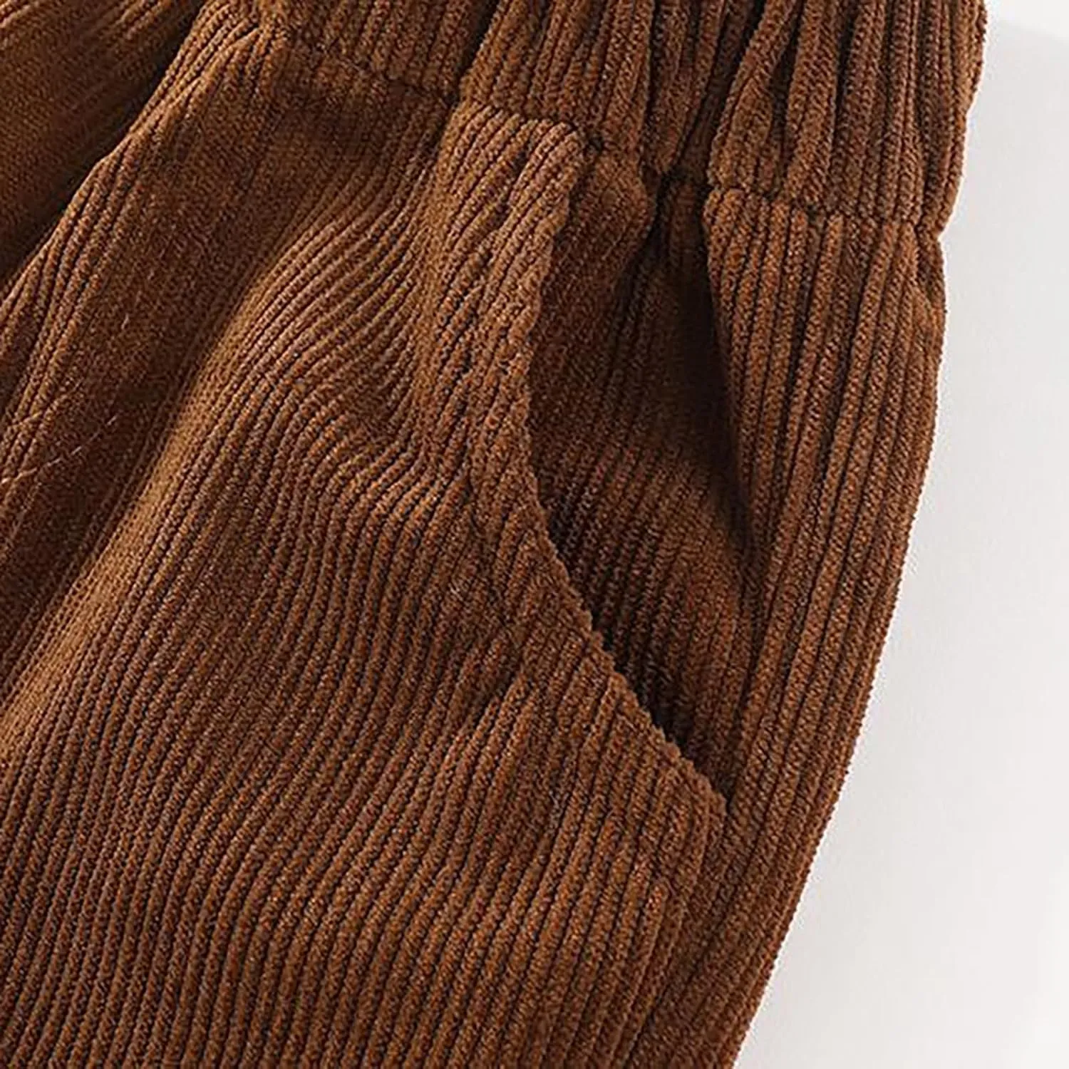 Toddler Boys Girls Kids Corduroy Sweatpants Unisex Elastic Waist Jogger Pants Solid Fall Winter Active Pants Bottoms