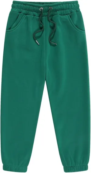 Toddler Kids Solid Color Elastic Waist Sweatpants Sport Pants Youth Joggers Sweat Pants Teens Leggings Tights Bottoms