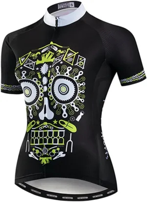Weimostar Women Short Sleeve Cycling Jersey MTB Bike Sportswear Bicyle Clothing