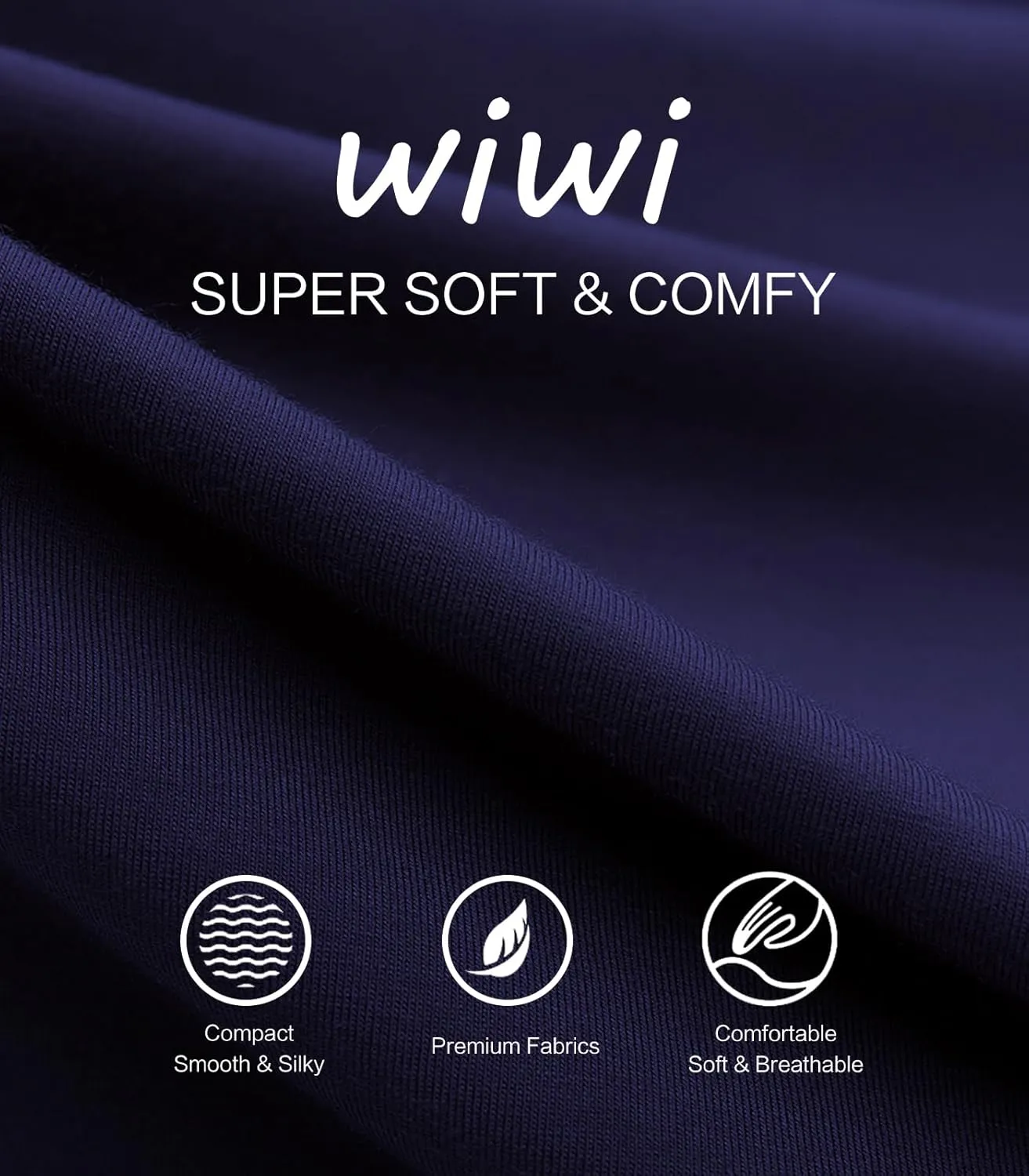 WiWi Women's Yoga Pants Stretchy Joggers Pant with Drawstring Comfy Lounge Viscose from Bamboo Bottoms S-XXL