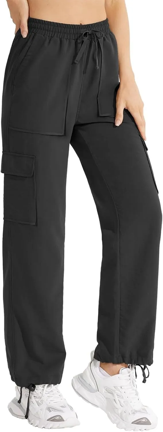 Women Baggy Sweatpants for Girls Teen high Waisted y2k Workout Joggers 2024 Cargo Pants Drawstring Bottoms Lounge