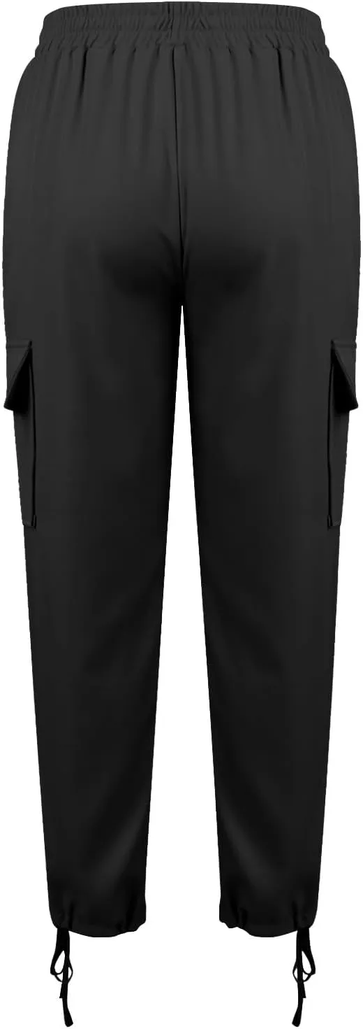 Women Baggy Sweatpants for Girls Teen high Waisted y2k Workout Joggers 2024 Cargo Pants Drawstring Bottoms Lounge