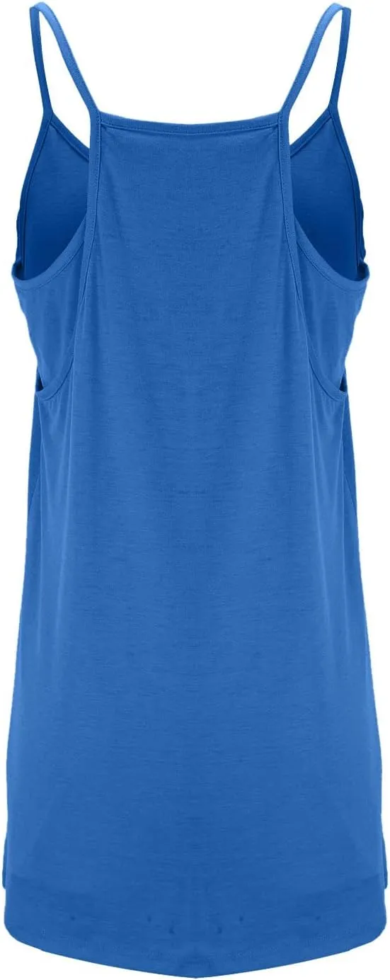Womens Athletic Mini Dress Summer Romper Dresses Spaghetti Strap Sundress with Built-in Shorts Tennis Workout Rompers