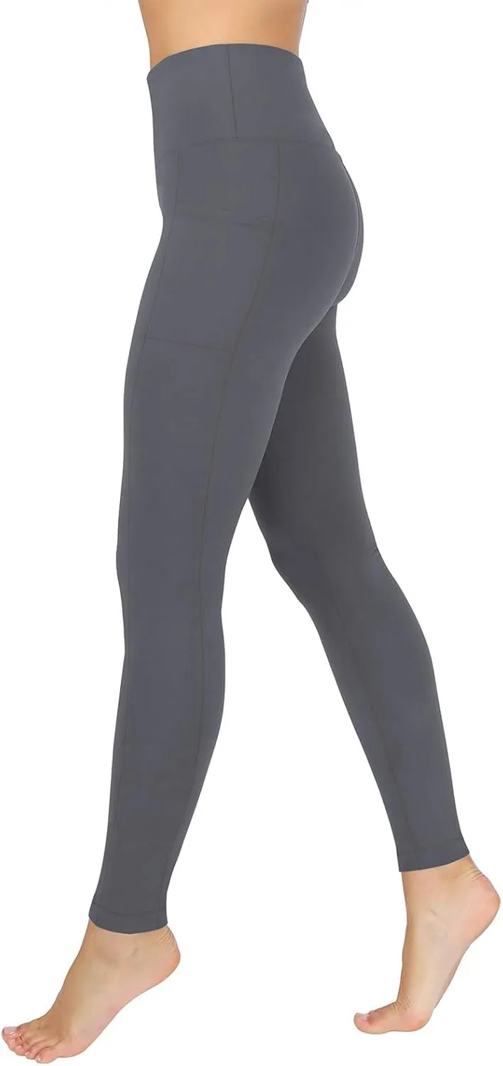 Womens Leggings with Pockets Workout Sports Running Athletic Pants Soft High Waist Yoga Pants Comfy Leggings Pants