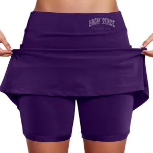 Womens Tennis Skorts with Pockets High Waist Athletic Sports Skirts with Shorts Underneath Quick Dry Golf Skort 2025