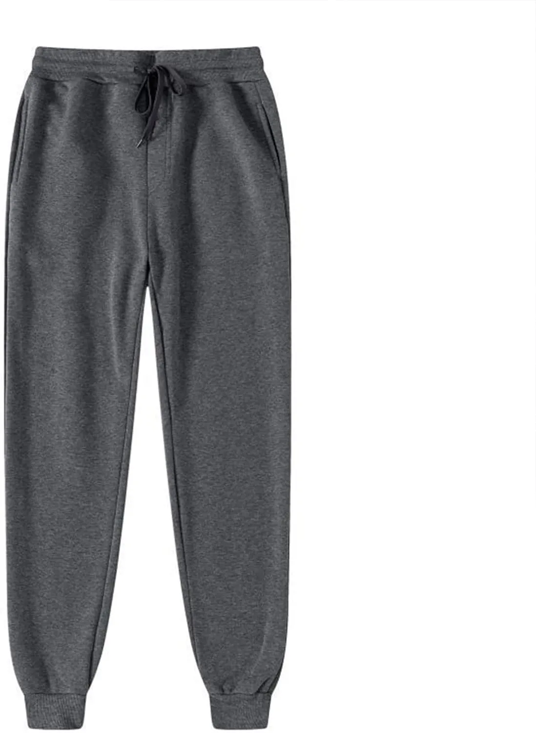Womens Wide Leg Baggy Fleece Sweatpants Casual Loose Solid Cinch Bottoms Pants Comfy Lounge Joggers Y2K Sweatpants