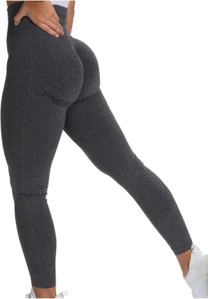 Workout Leggings Compression Yoga Pants Women High Waist Tummy Control Butt Lifting Tight Bottoms Gym Running Joggers