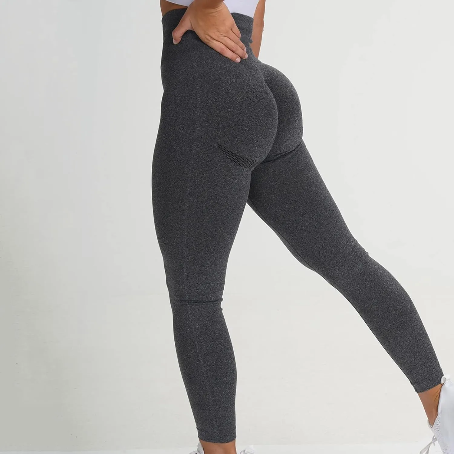 Workout Leggings Compression Yoga Pants Women High Waist Tummy Control Butt Lifting Tight Bottoms Gym Running Joggers