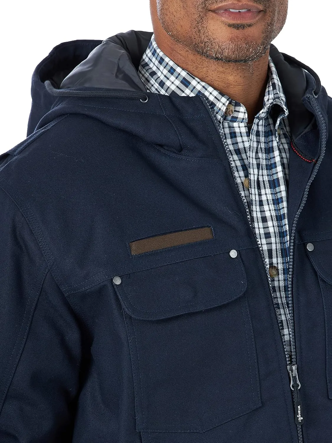 Wrangler Men's Riggs Workwear Tough Layers Insulated Canvas Work Jacket