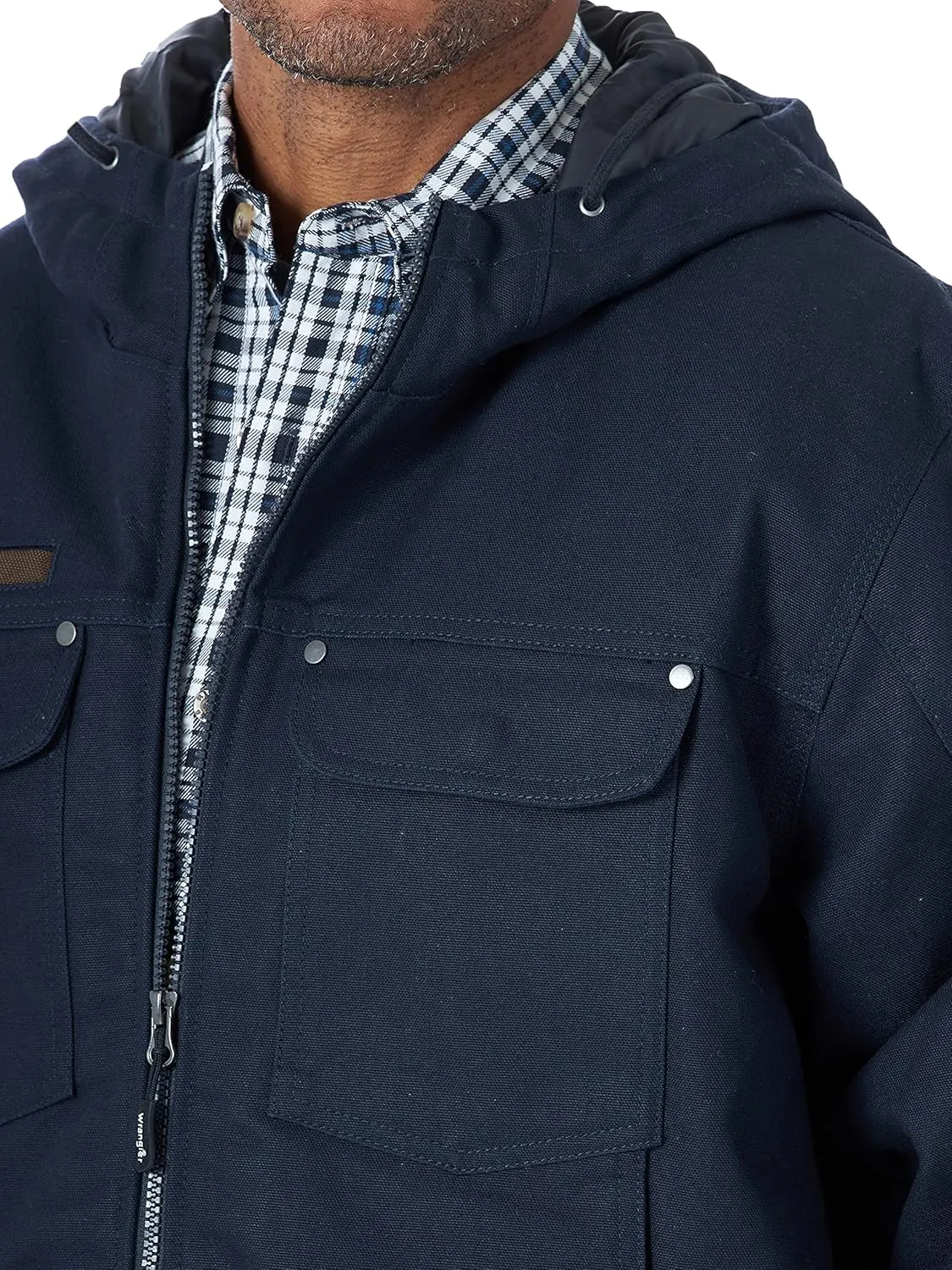 Wrangler Men's Riggs Workwear Tough Layers Insulated Canvas Work Jacket