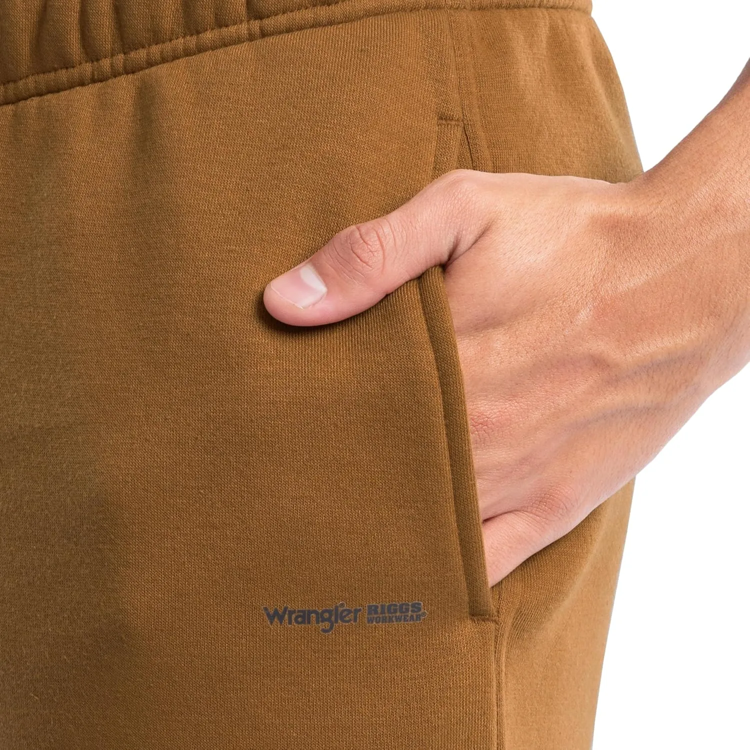 Wrangler Men's Tapered Sweatpants with Back Zip Pocket