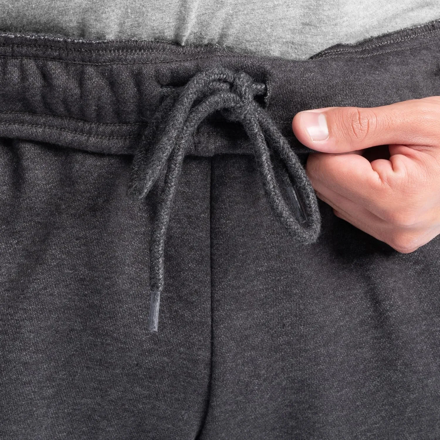 Wrangler Men's Tapered Sweatpants with Back Zip Pocket