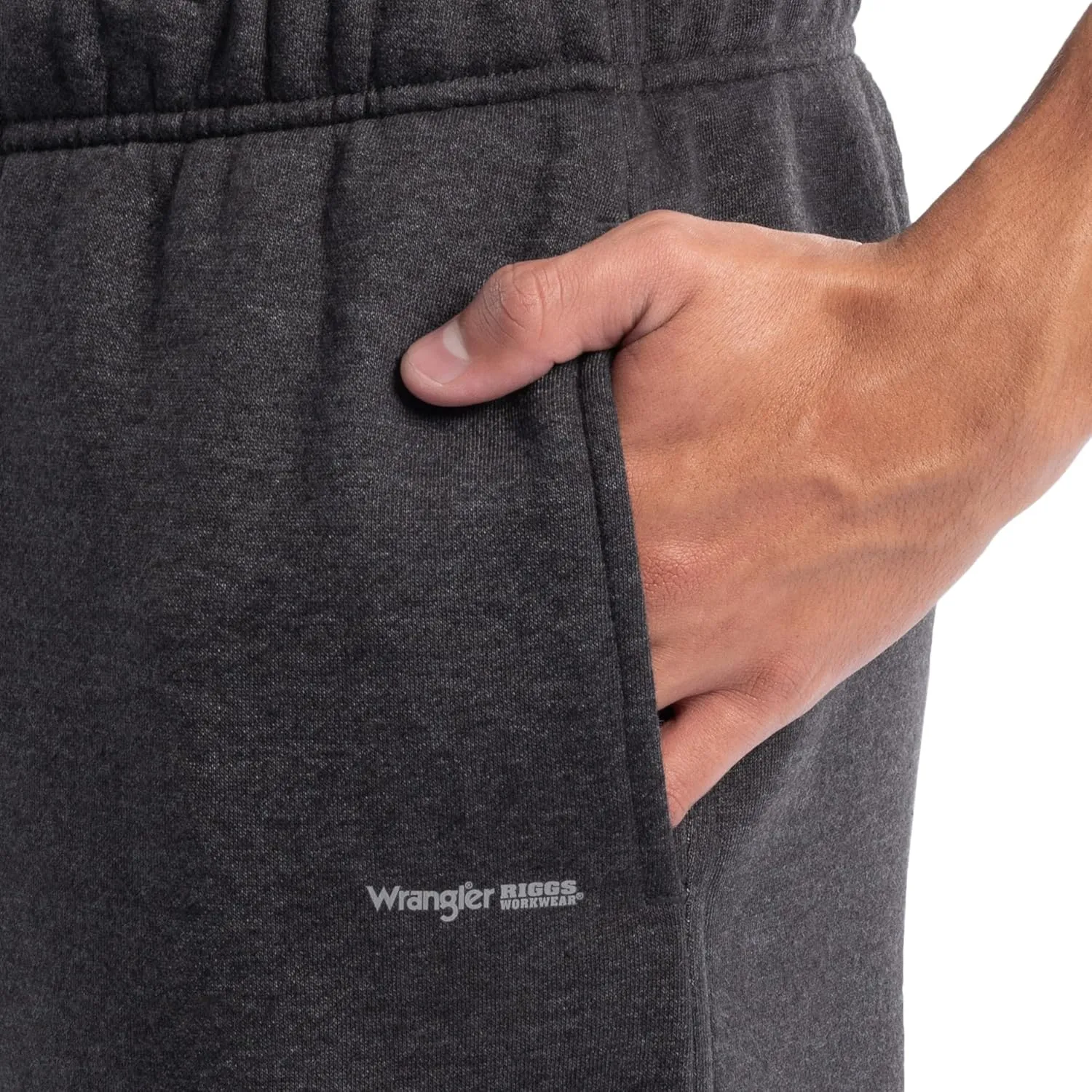 Wrangler Men's Tapered Sweatpants with Back Zip Pocket