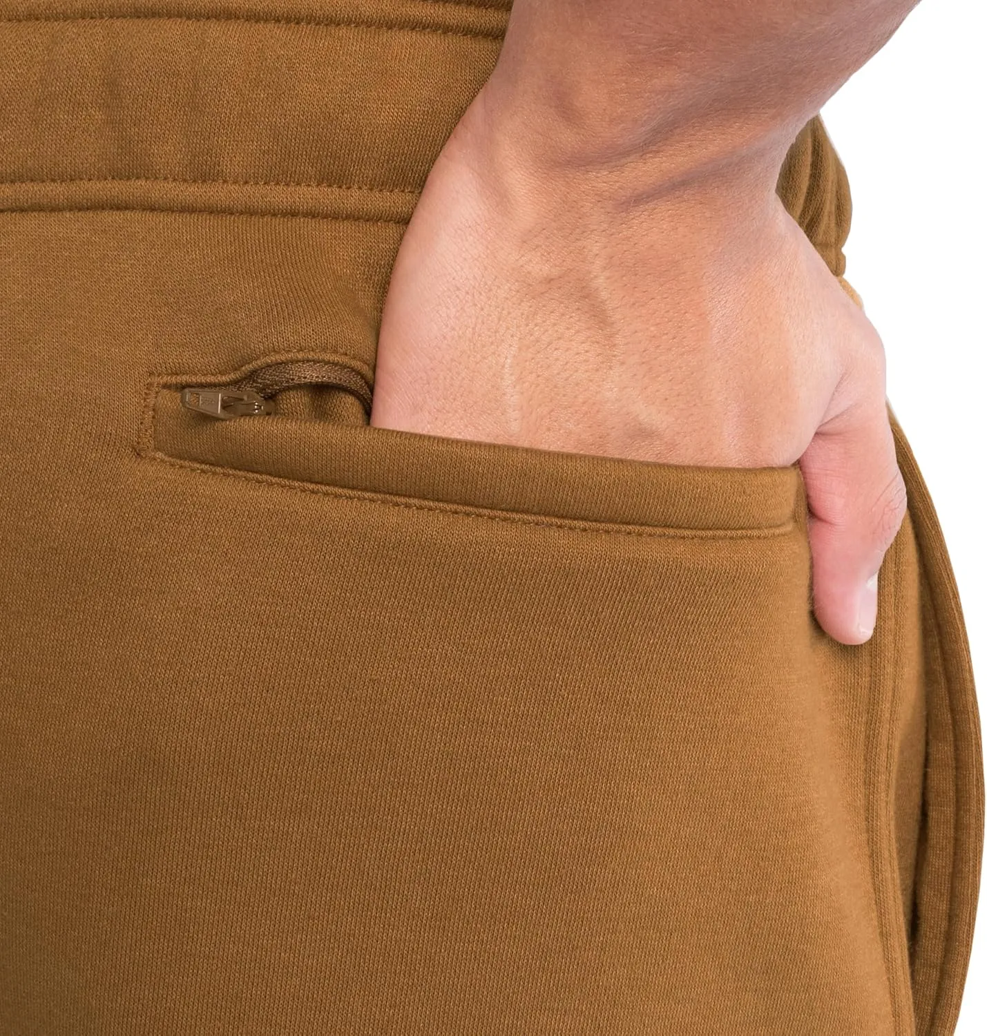 Wrangler Men's Tapered Sweatpants with Back Zip Pocket