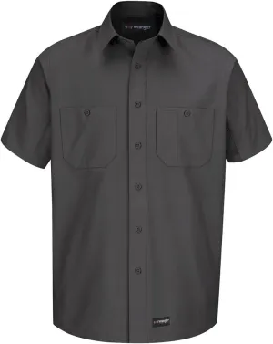 Wrangler Workwear Men's Short Sleeve Work Shirt
