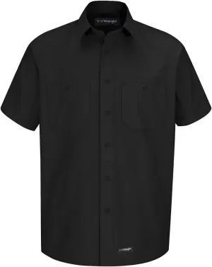 Wrangler Workwear Men's Short Sleeve Work Shirt