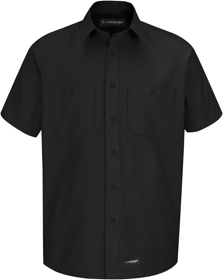 Wrangler Workwear Men's Short Sleeve Work Shirt