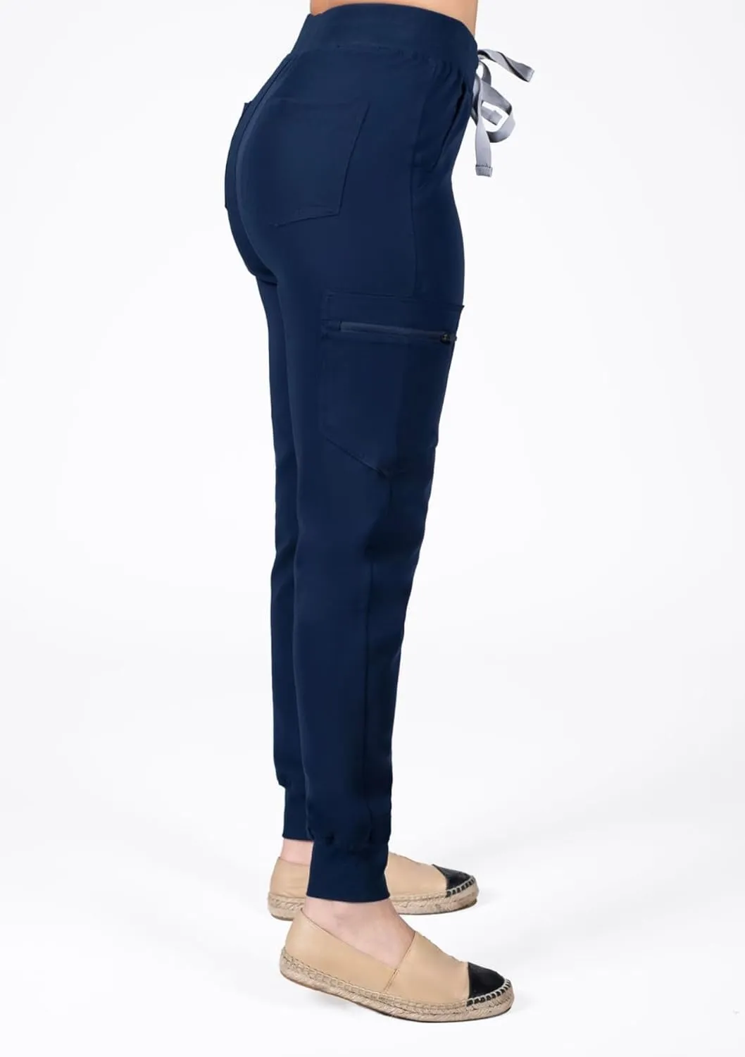 Yiyus Uniforms- Women's Joggers Yoga Pants Lightweight Athletic Tapered Causal Lounge Pants for Workout, Running
