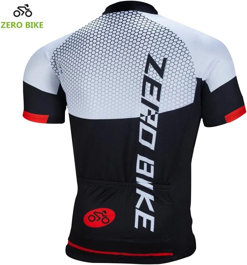 ZEROBIKE® Men's Short Sleeve Breathable Cycling Jersey Bike Clothes Sportswear Polyester Fabric